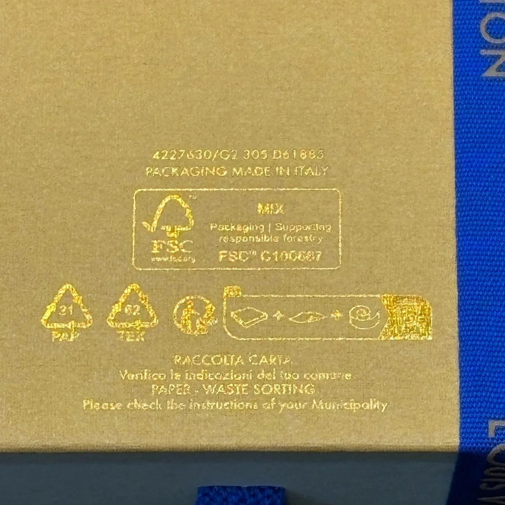 Louis Vuitton EMPTY Shipping Box, Gift Bag, EMPTY Wallet Sized Box, Gift Tag